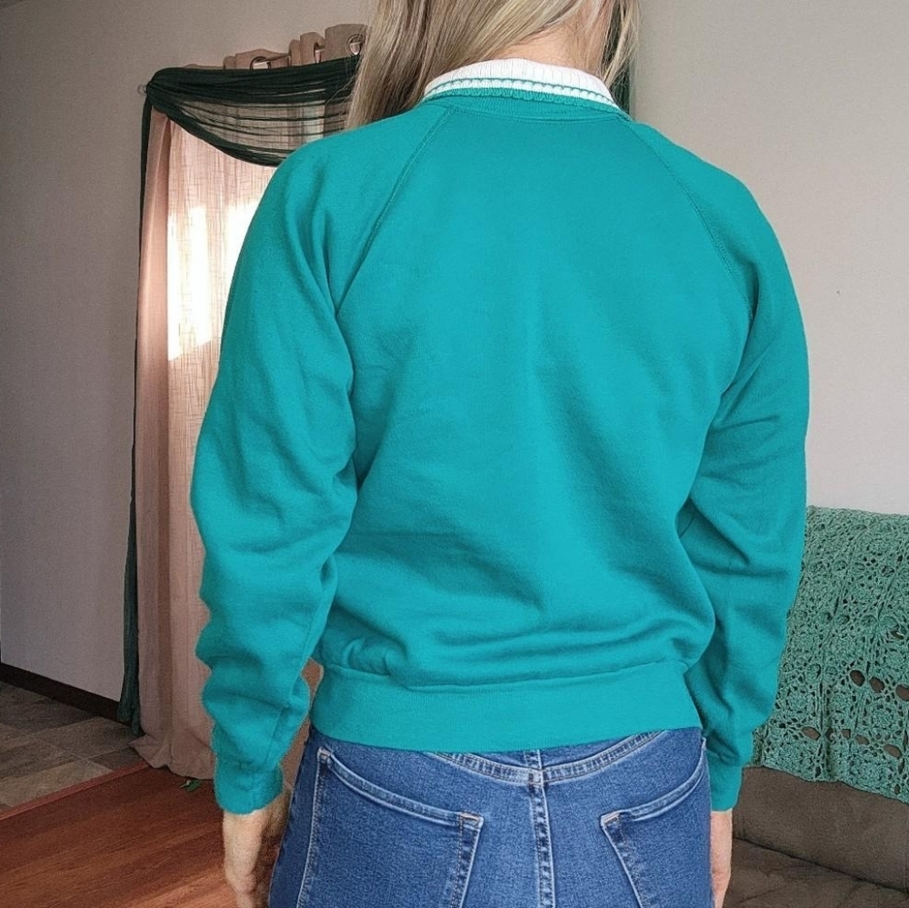 Morning Sun Vintage Collared Sweater size Small - Picture 5 of 7